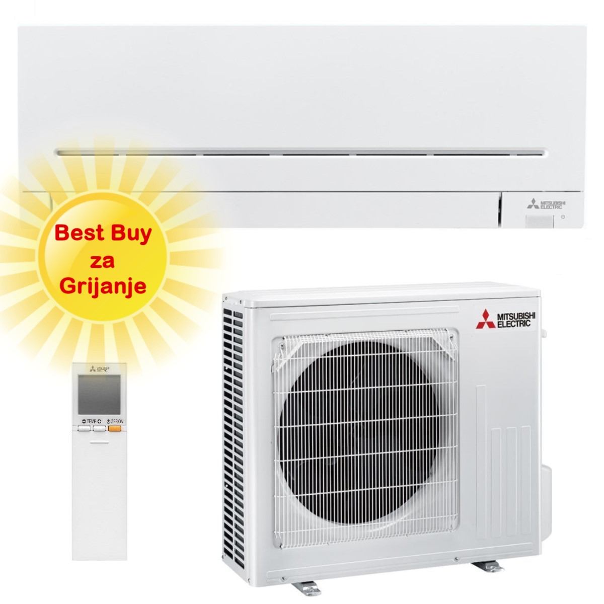 Mitsubishi Electric Klima Uređaj Msz-Ap60Vgk/Muz-Ap60Vg - Optimi